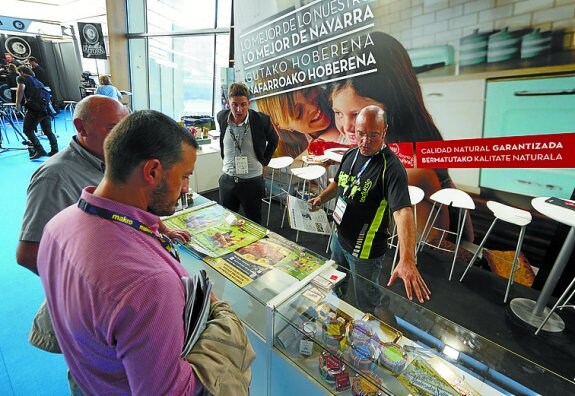 El stand de Navarra-Reyno Gourmet suscitó gran interés. 