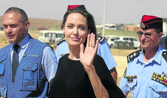 Jolie, en una visita a Jordania a comienzos de septiembre. 