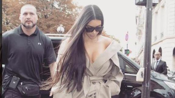 Kim Kardashian se rodea del servicio secreto