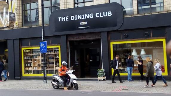 El restaurante 'háztelo tú mismo' de Ikea en el centro de Londres.