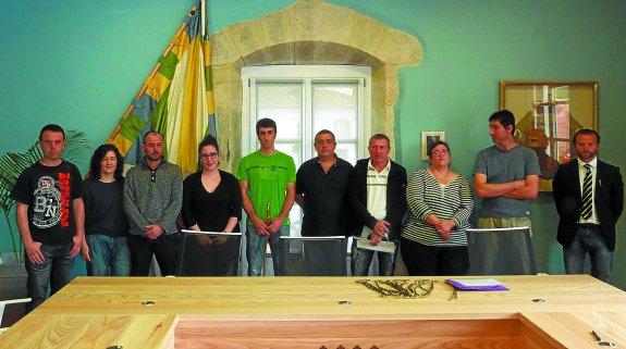 Corporación de Bera el día de toma de posesión de sus cargos. 