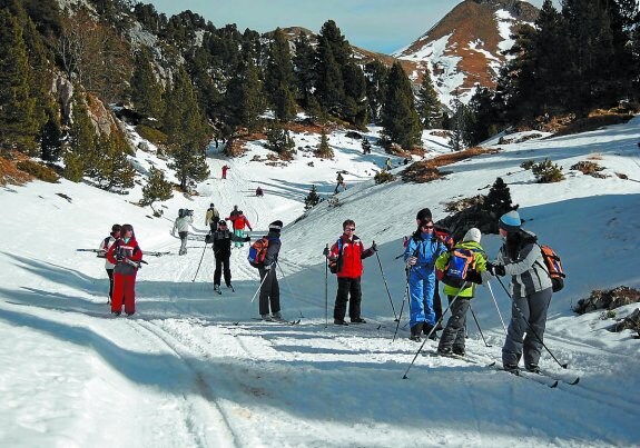 Estudiantes en una edición anterior de la Semana blanca.