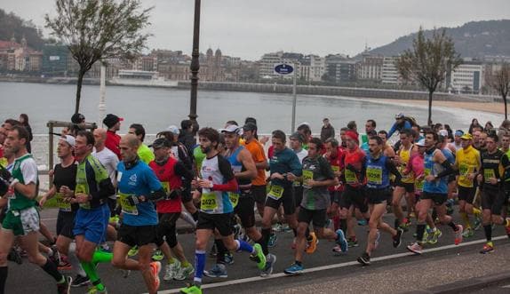 Maratón de San Sebastián en su edición de 2013.