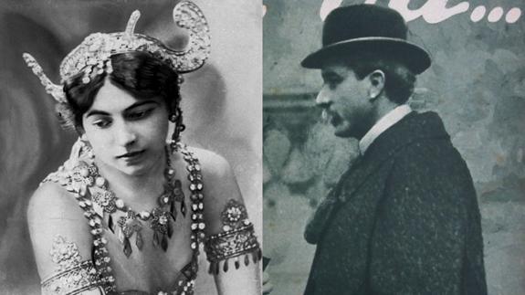 Imágenes de Mata Hari y Bolo Pachá