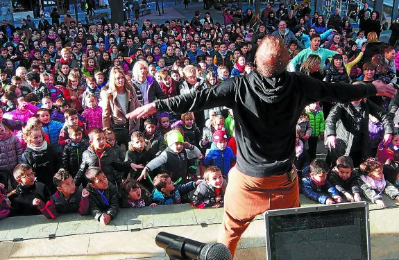 Maala. Los alumnos de la Herri Eskola volverán a disfrutar de la música en el Día del Euskera.