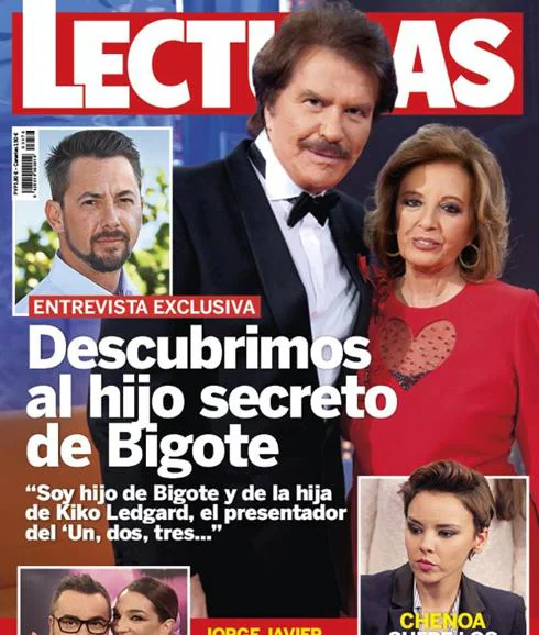 El hijo secreto de Bigote Arrocet salta a la portada de la revista Lecturas. 