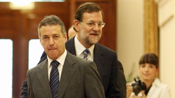 Urkullu y Rajoy, en una imagen de archivo. 