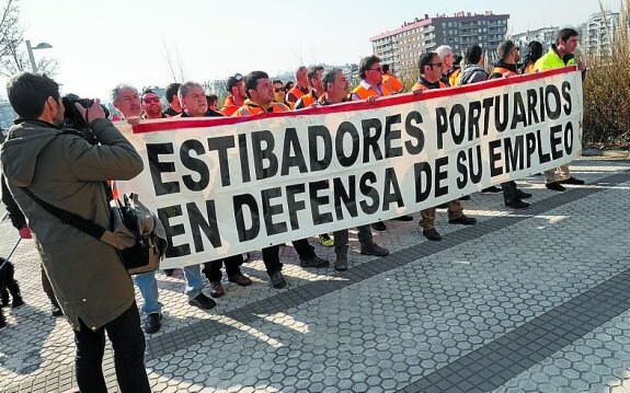 Concentración en Riberas de Loiola. 