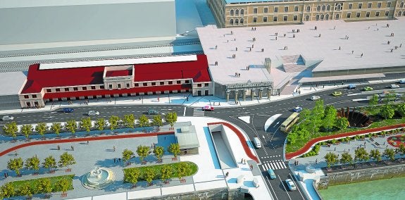 Donostia, la primera estación del TAV