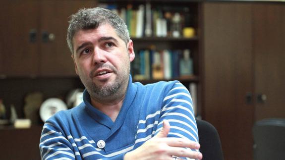 Unai Sordo durante una entrevista en 2013.