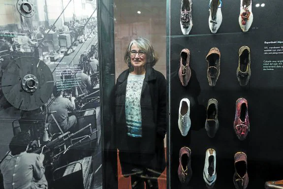 Susana Soto, en el área de San Telmo dedicada a acoger la exposición permanente del museo.