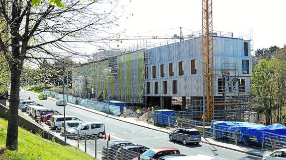 El hotel-residencia Miramón, situado junto a las Juntas Generales en Donostia