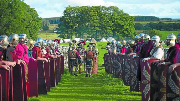 Brittania. La Cohors I Vardullorum permaneció acantonada en la frontera escocesa más de dos siglos y medio. 