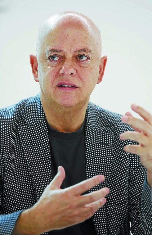 El diputado Odón Elorza, durante una entrevista.