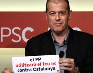 El PP rompe con el PSC y denuncia en los tribunales su campaña para el referéndum