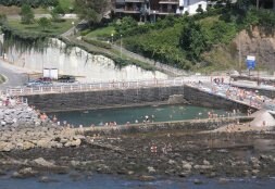 La piscina de agua de mar será el escenario de la disputa de los distintos encuentros. /GORRITIBEREA