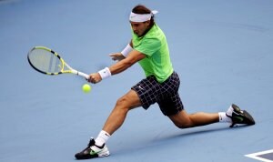 Nadal se vio impotente ante el juego del croata Cilic. /EFE