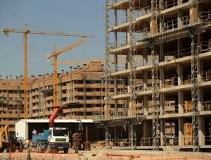 La caída de la construcción empieza a dar un vuelco en España. /AFP