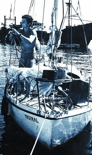 Julio Villar, dispuesto a dar la vuelta al mundo a bordo de su barco.
