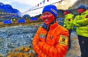 Oh Eun Sun, la rival de Pasaban en la carrera himalayística. ::