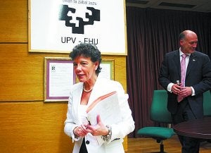 Educación rechaza eliminar del nombre de la UPV-EHU las siglas en castellano