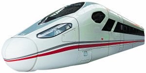 Unidad motorizada del nuevo tren 'Oaris' que está siendo ultimada en la planta de Beasain.