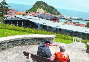 Casi listo. Vista posterior del museo, que estará acabado en pocas semanas. ::                             JOSÉ MARI LÓPEZ