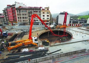 Un paseo por el subsuelo. Los interesados ya pueden inscribirse para visitar las obras de San Juan el sábado que viene. ::
F. DE LA HERA
