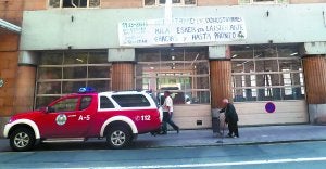 Los bomberos se despiden de la calle Easo
