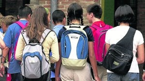 La nueva normativa ha entrado en vigor en los centros de enseñanza del País Vasco esta misma semana. ::
EFE