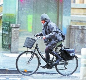 El mal tiempo se empezó a notar por la tarde con la caída de continuos chaparrones. ::
LOBO
