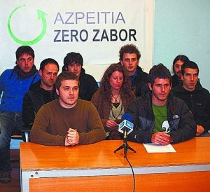 Azpeitia Zero Zabor Taldea abenduan eman zen ezagutzera. ::
E.A.