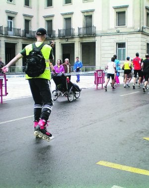 Novedad. Este maratón se podrá realizar en patines. ::
PALOS