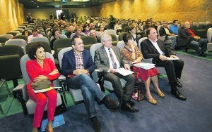 Presentación. Maribel Lorenzo, Miguel Ángel Páez, Jean Baptiste-Salaberry y Michel Hiriart. ::                             F. DE LA                             HERA