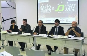 Presentación. Mónica Alday, Ander Sarratea, Miguel Ángel Páez, Iñaki Altuna y Stanis Polo. ::                             F. DE LA HERA