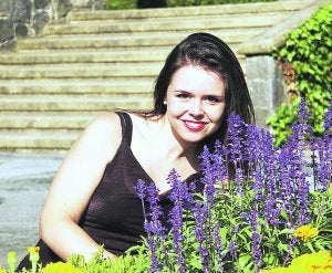 La soprano Ainhoa Garmendia, que participará en el concierto de mañana en el Amaia. ::
MARÍN