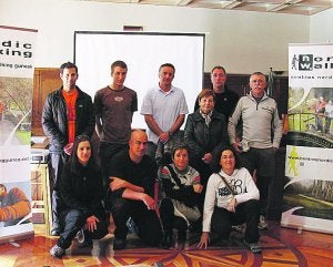 Los recorridos de Nordic Walking se presentaron ayer en sociedad