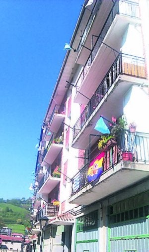Bolsas en balcones de Ibarra.
