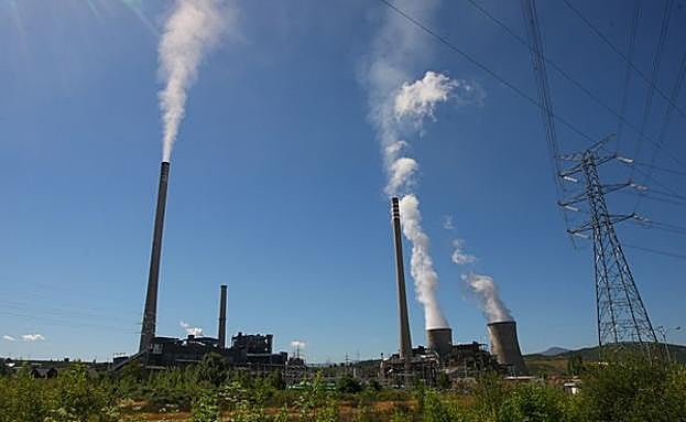 Cemtral térmica de Compostilla en Cubillos del Sil. 