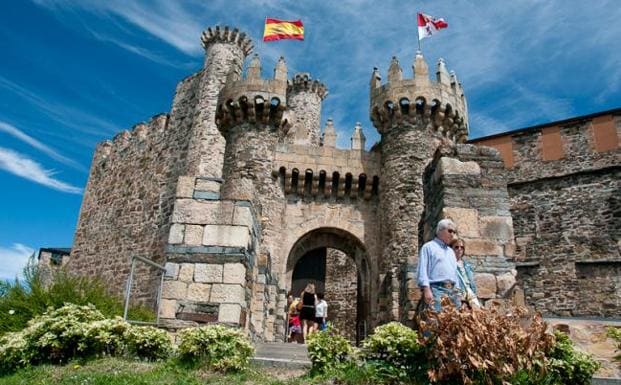 Castilo de los Templarios de Ponferrada.