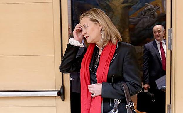 Pilar del Olmo, consejera de Economía y Hacienda de la Junta.