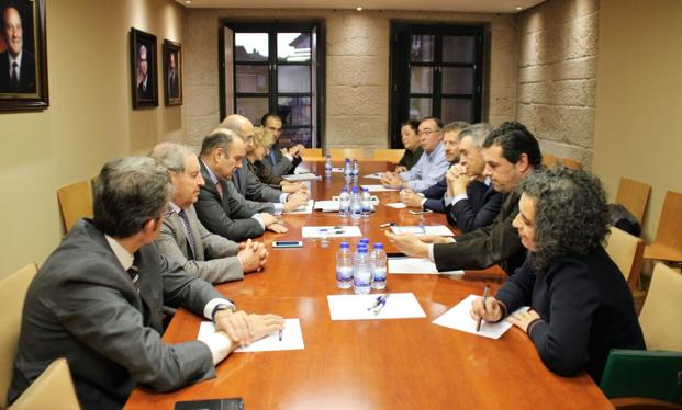 Imagen de la reunión celebrada en Orense.