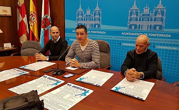 Imagen de la presentación del duatlón.