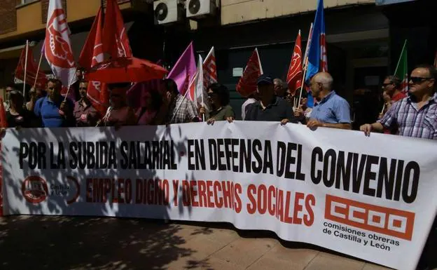 Imagen de la concentración en Ponferrada.