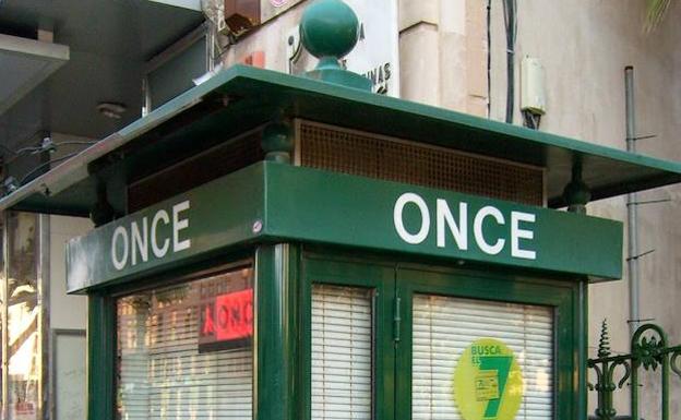 Kiosko de la Once.