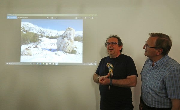 Fotos: Menhir descubierto en la zona de Tejeira