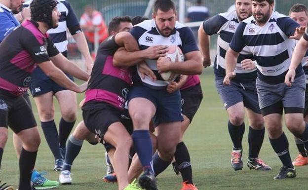 Imagen de archivo de un partido de Bierzo Rugby.