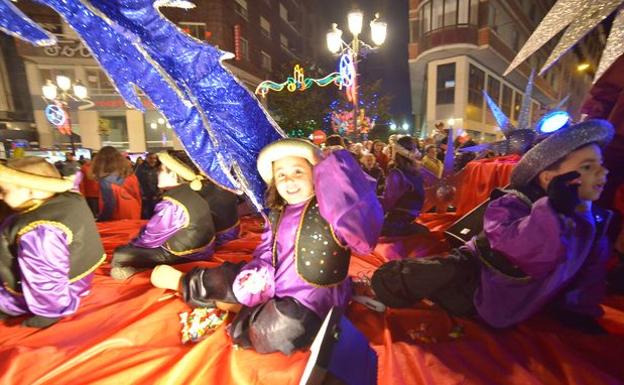 Foto de archivo de una Cabalgata de Reyes en Ponferrada