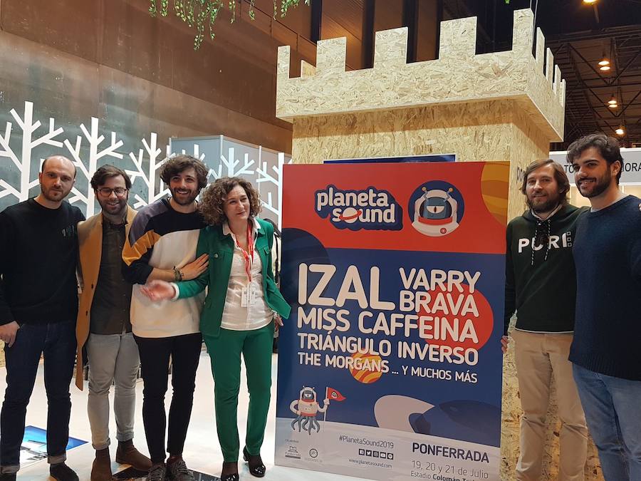 Ponferrada presentó el festival Planeta Sound en Fitur.