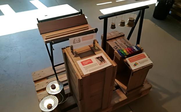 Detalles de la exposición inaugurada este viernes en el Museo de la Energía de Ponferrada. 